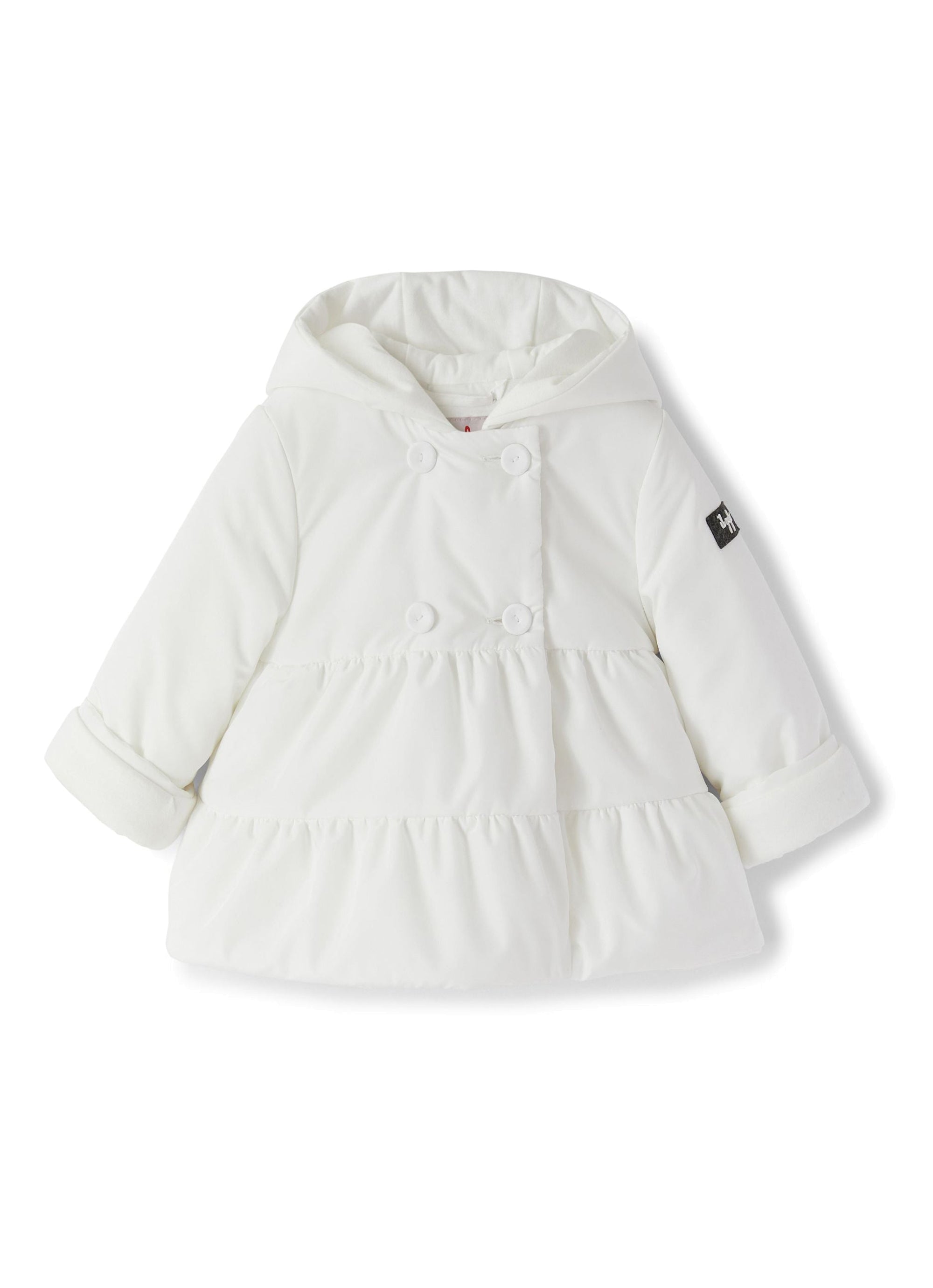Hooded padded jacket - Vaniglia