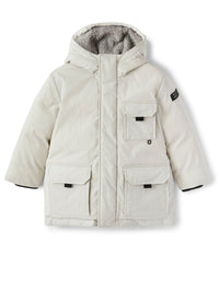 Down parka with crinkled effect - Grigio Tofane