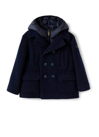Double breasted coat - Blue & Blue