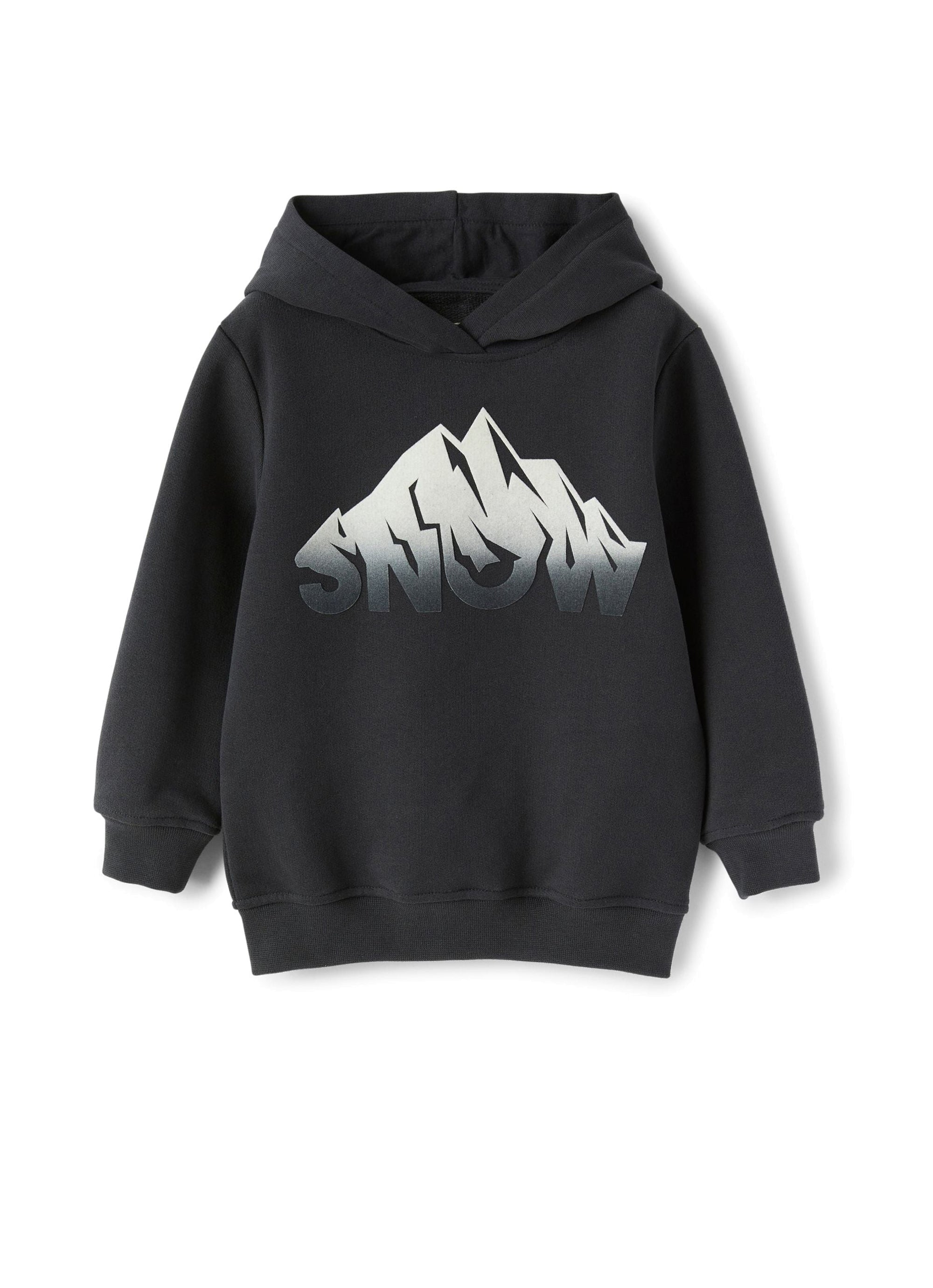 Snow print hoody - Onice