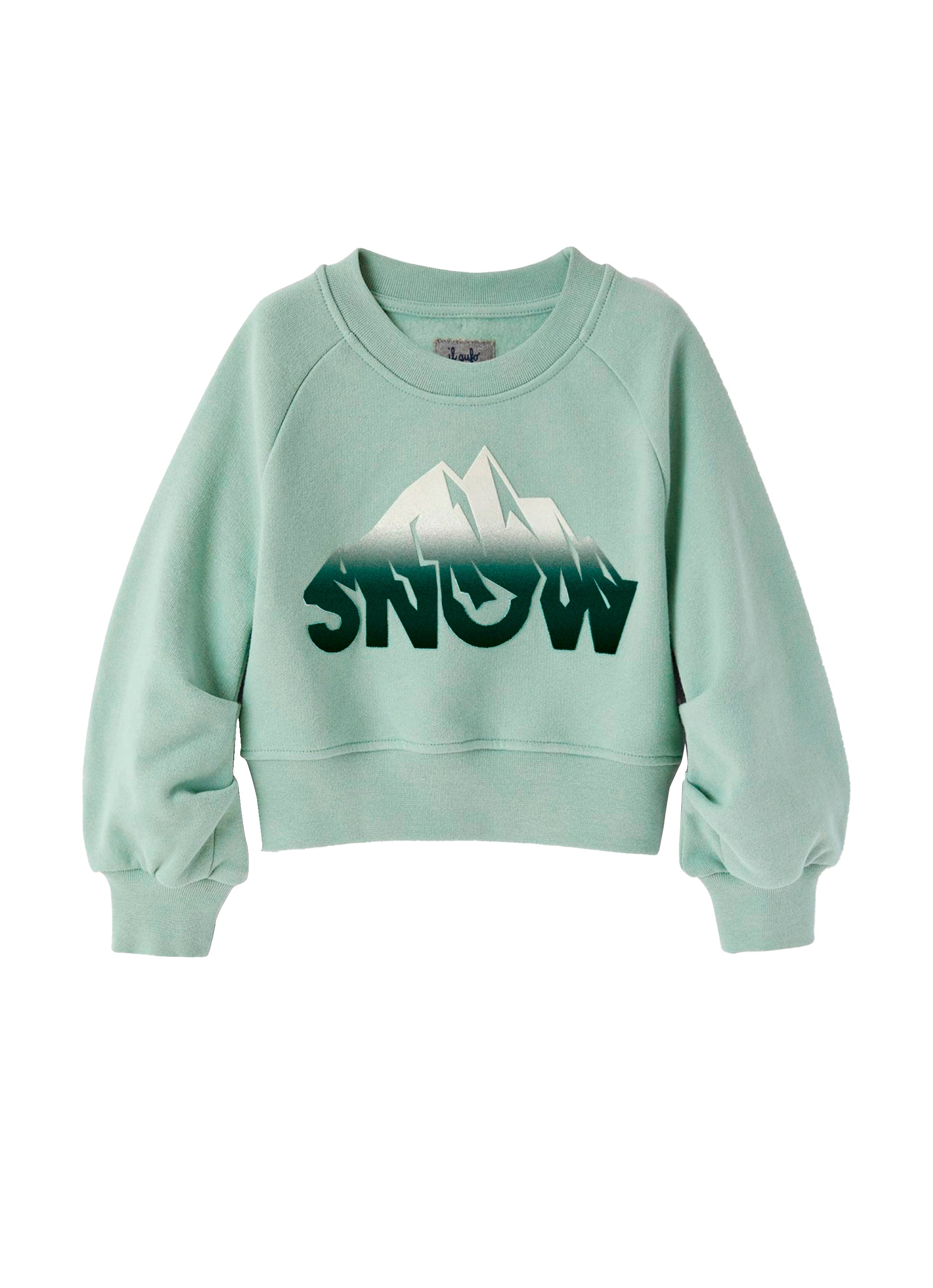 Snow sweatshirt with ruffled sleeves - Lago