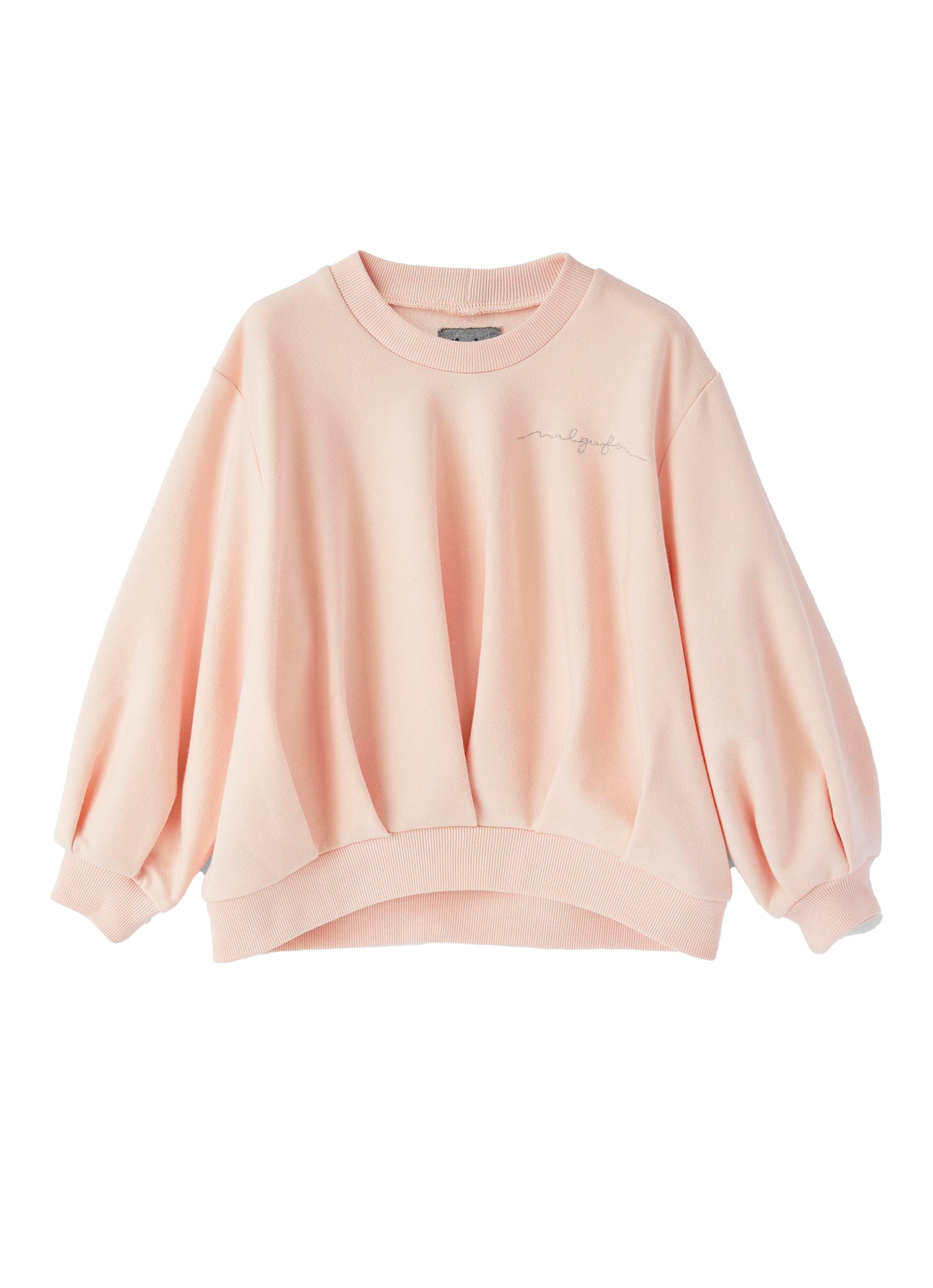 Balloon sleeve sweatshirt - Quarzo Rosa