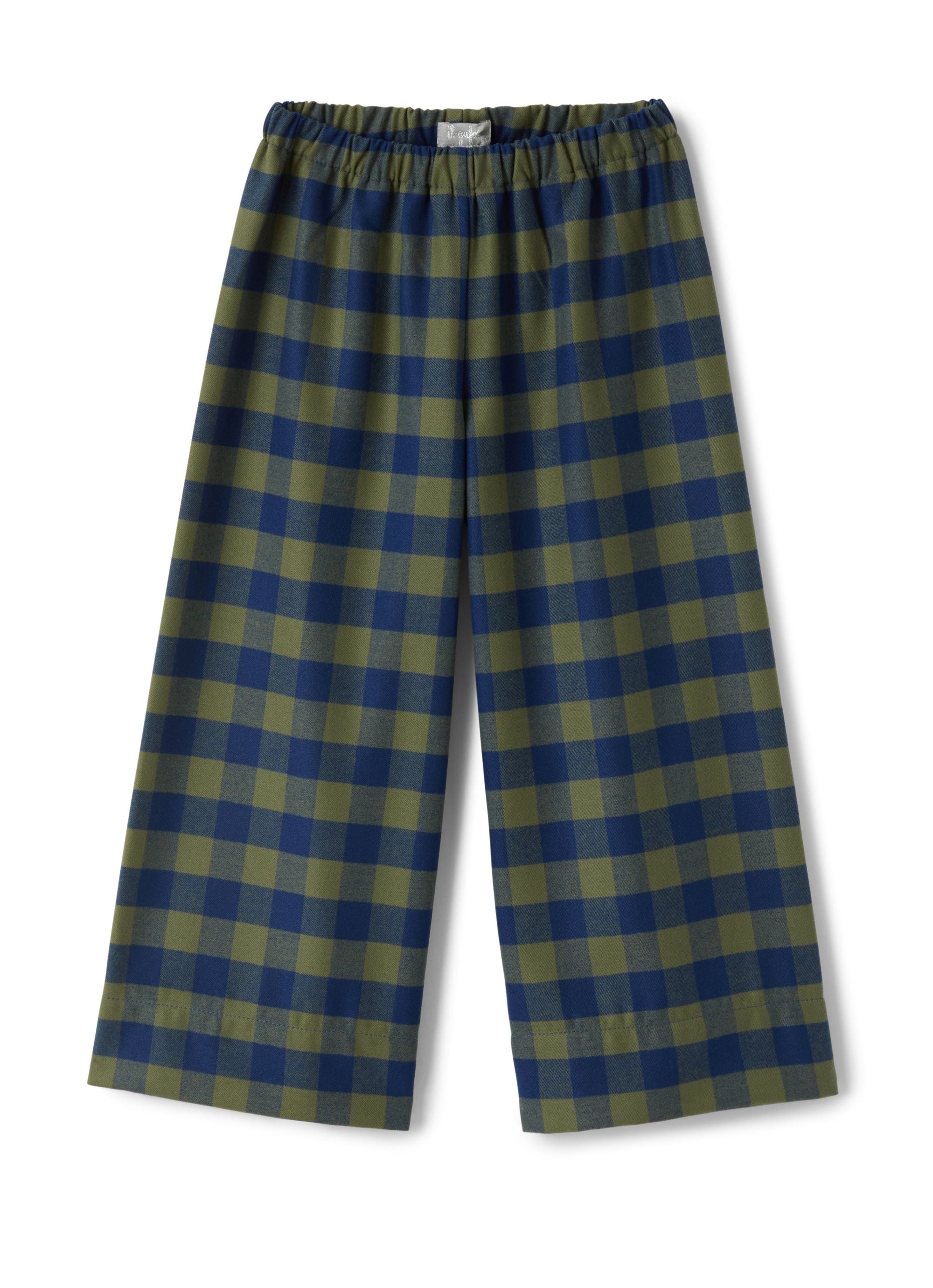 Printed culottes - Verde Corteccia