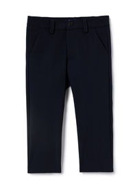 Straight-leg trousers with pockets - Blue Intenso