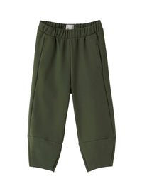 Curved leg trousers - Muschio