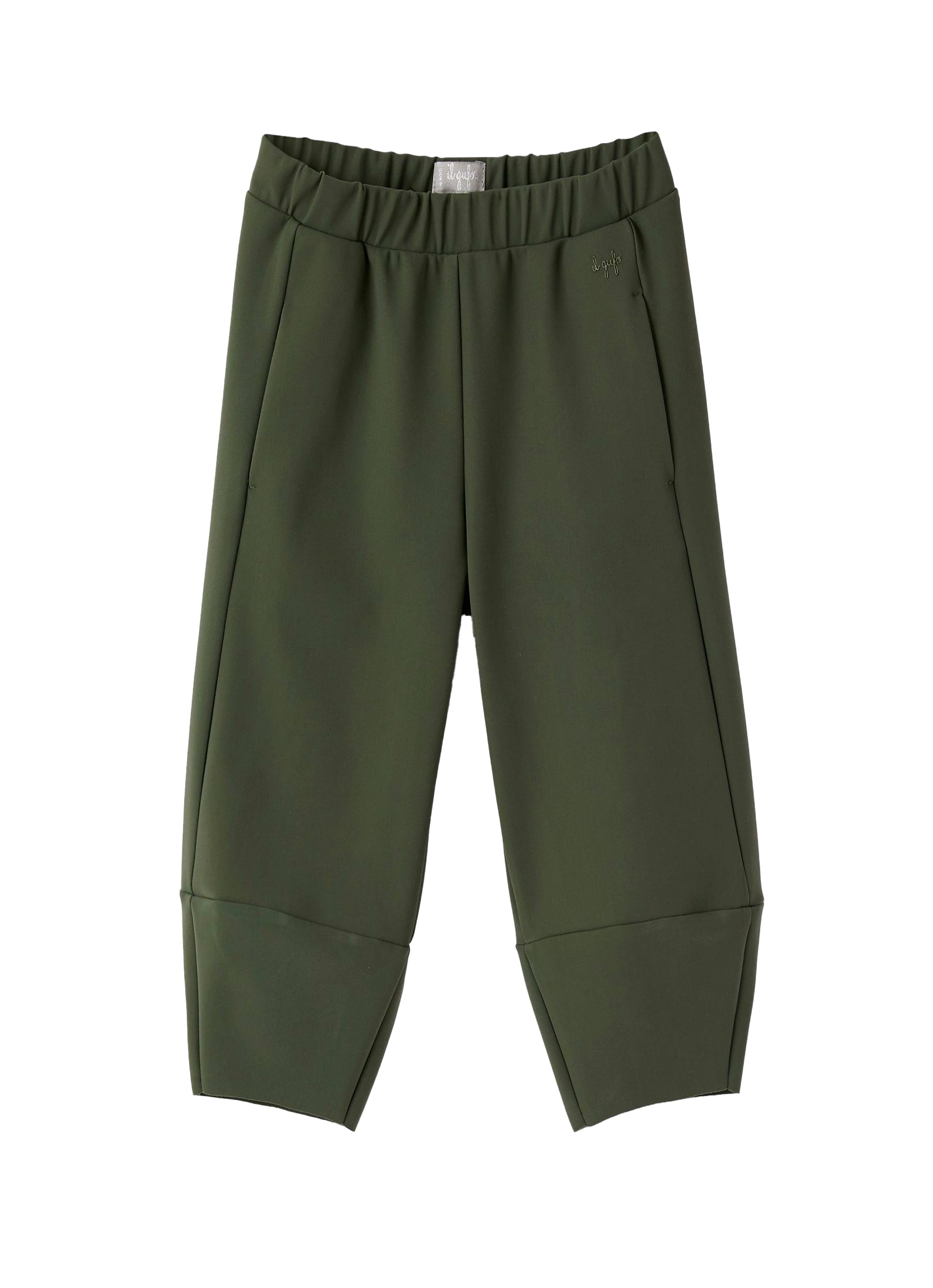 Curved leg trousers - Muschio