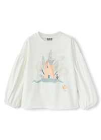 Maso printed T-shirt - Latte & Rosa