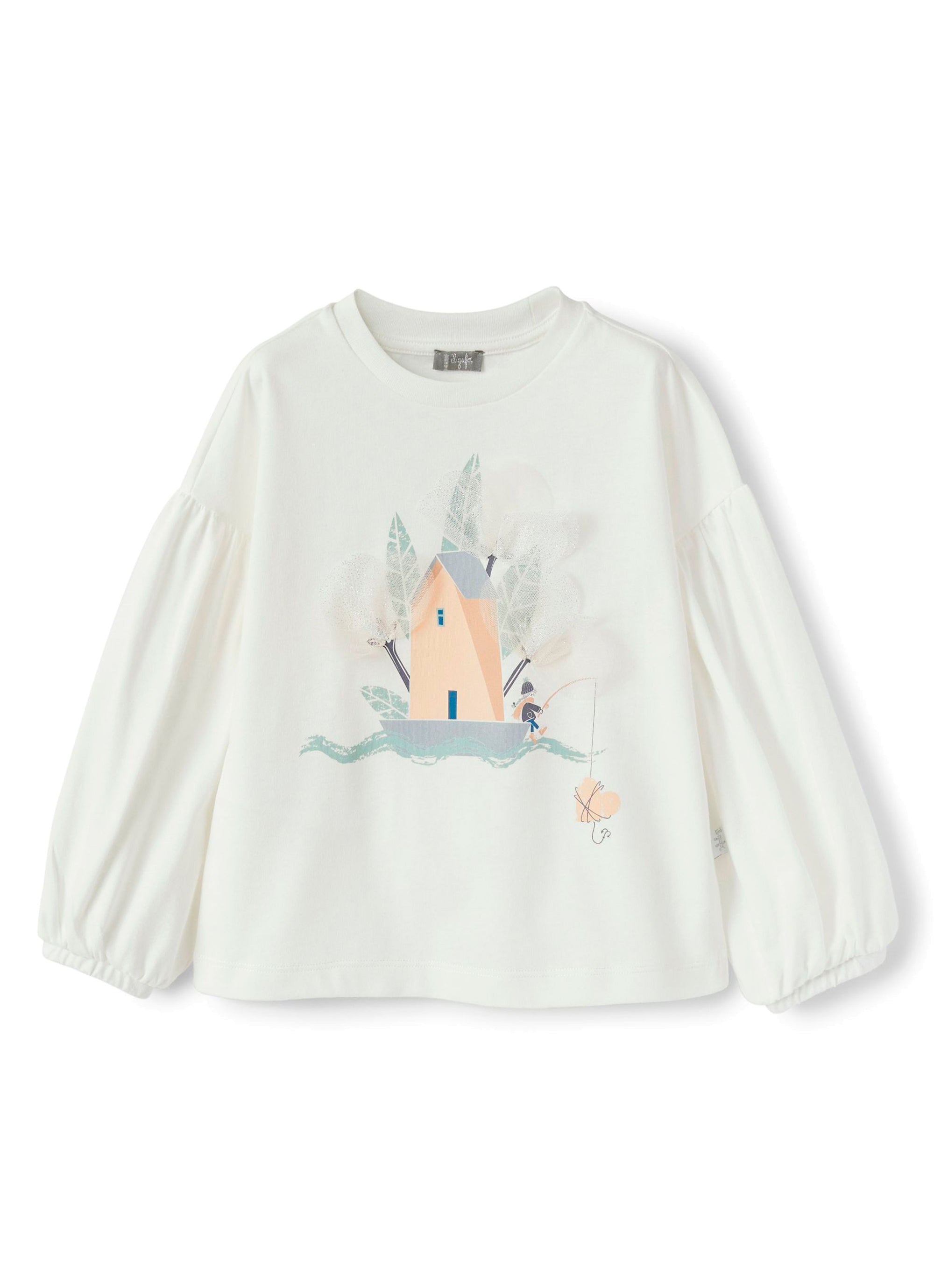Maso printed T-shirt - Latte & Rosa