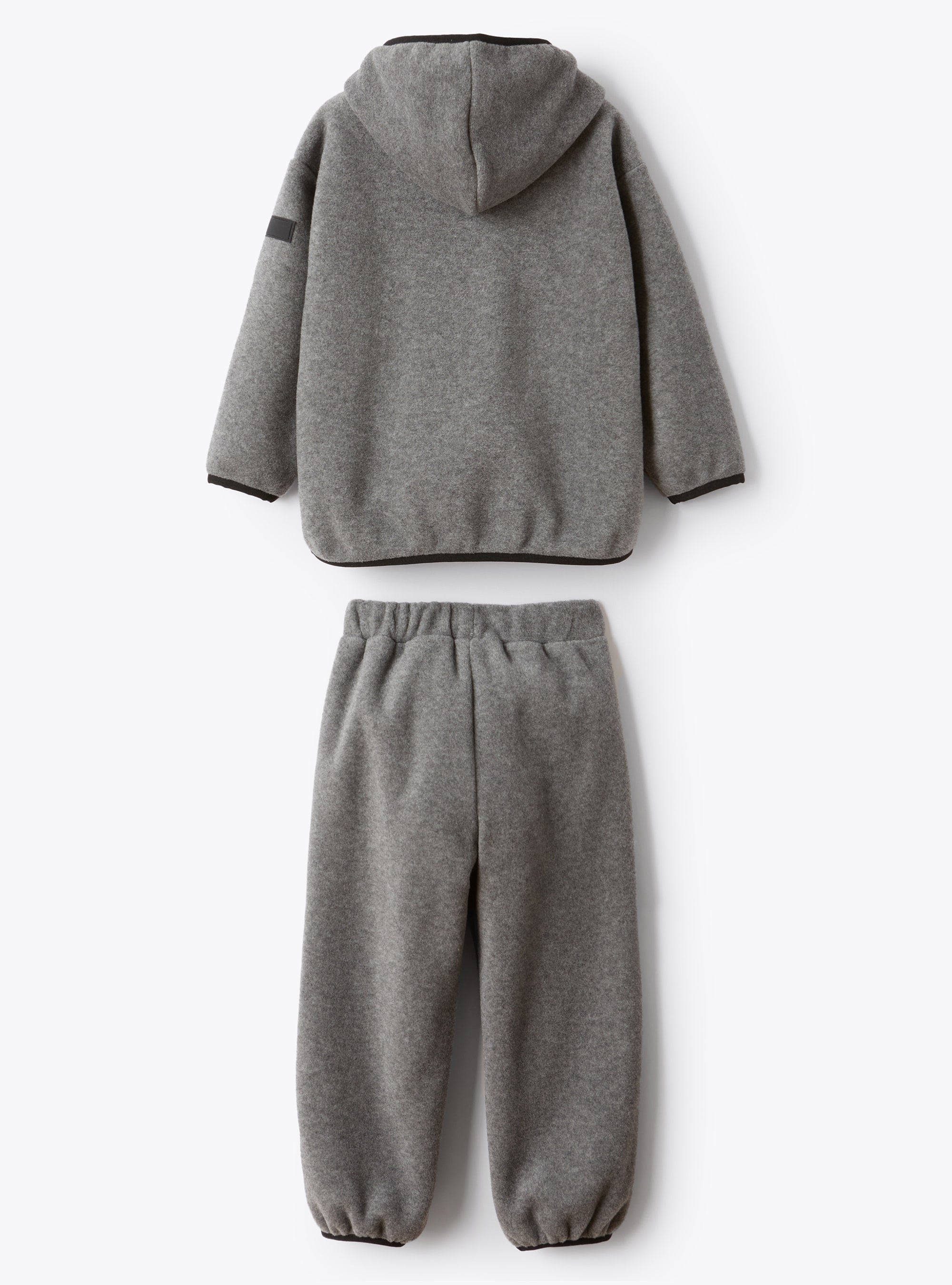 Hooded fleece suit - Grigio Ferro