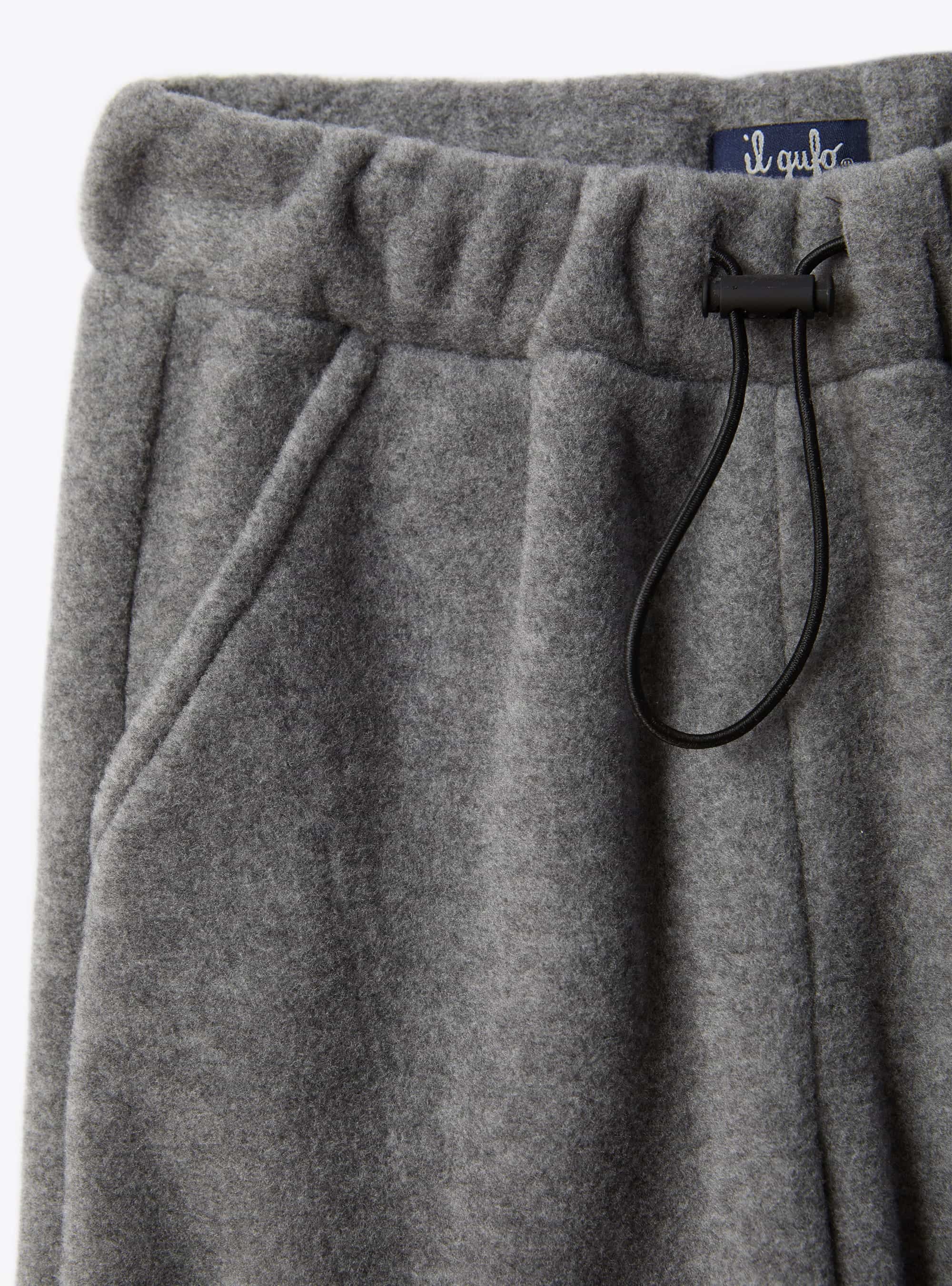 Hooded fleece suit - Grigio Ferro