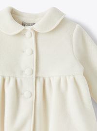 Coat with Claudine collar - Naturale