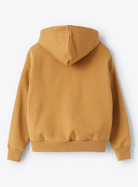 Hooded tracksuit waistcoat - Cannella