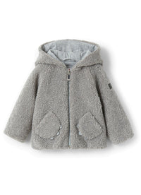 Teddy hooded jacket - Grigio Nickel
