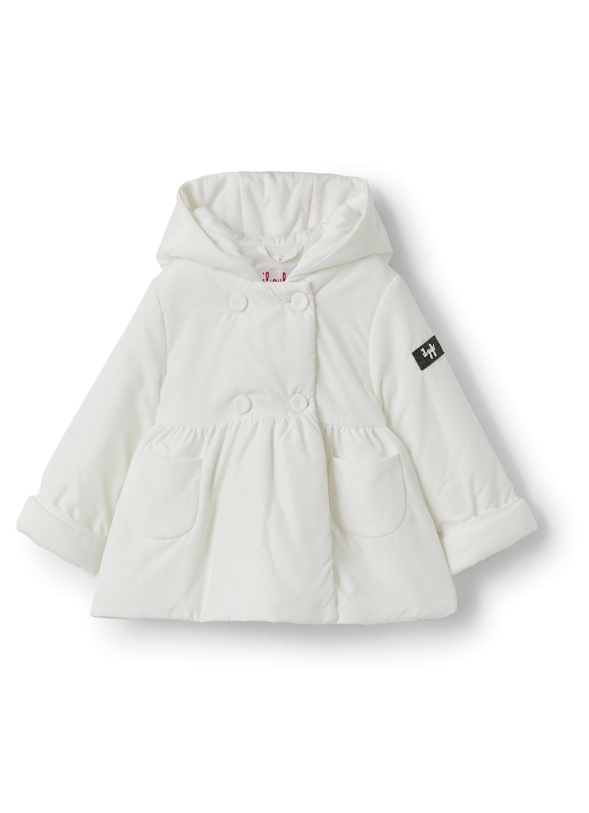 Hooded padded jacket - Vanilla