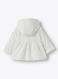 Hooded padded jacket - Vanilla