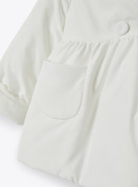 Hooded padded jacket - Vanilla