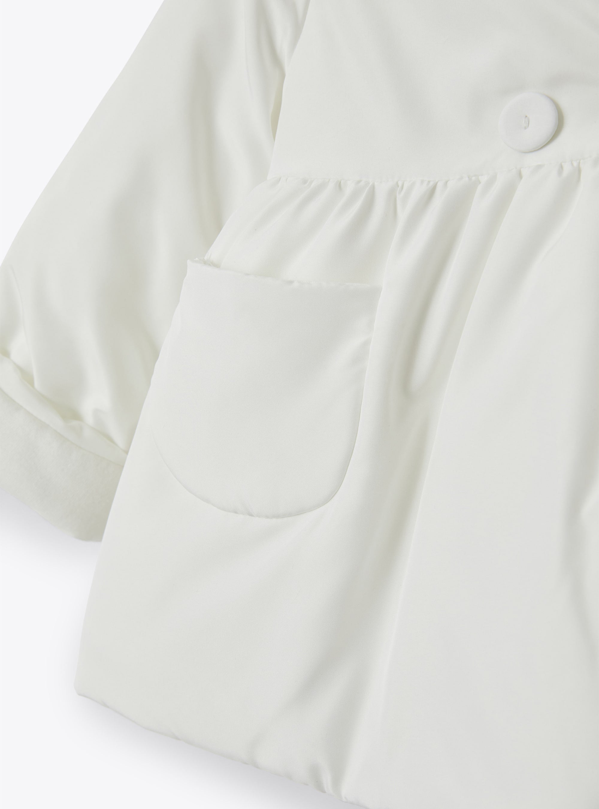 Hooded padded jacket - Vanilla