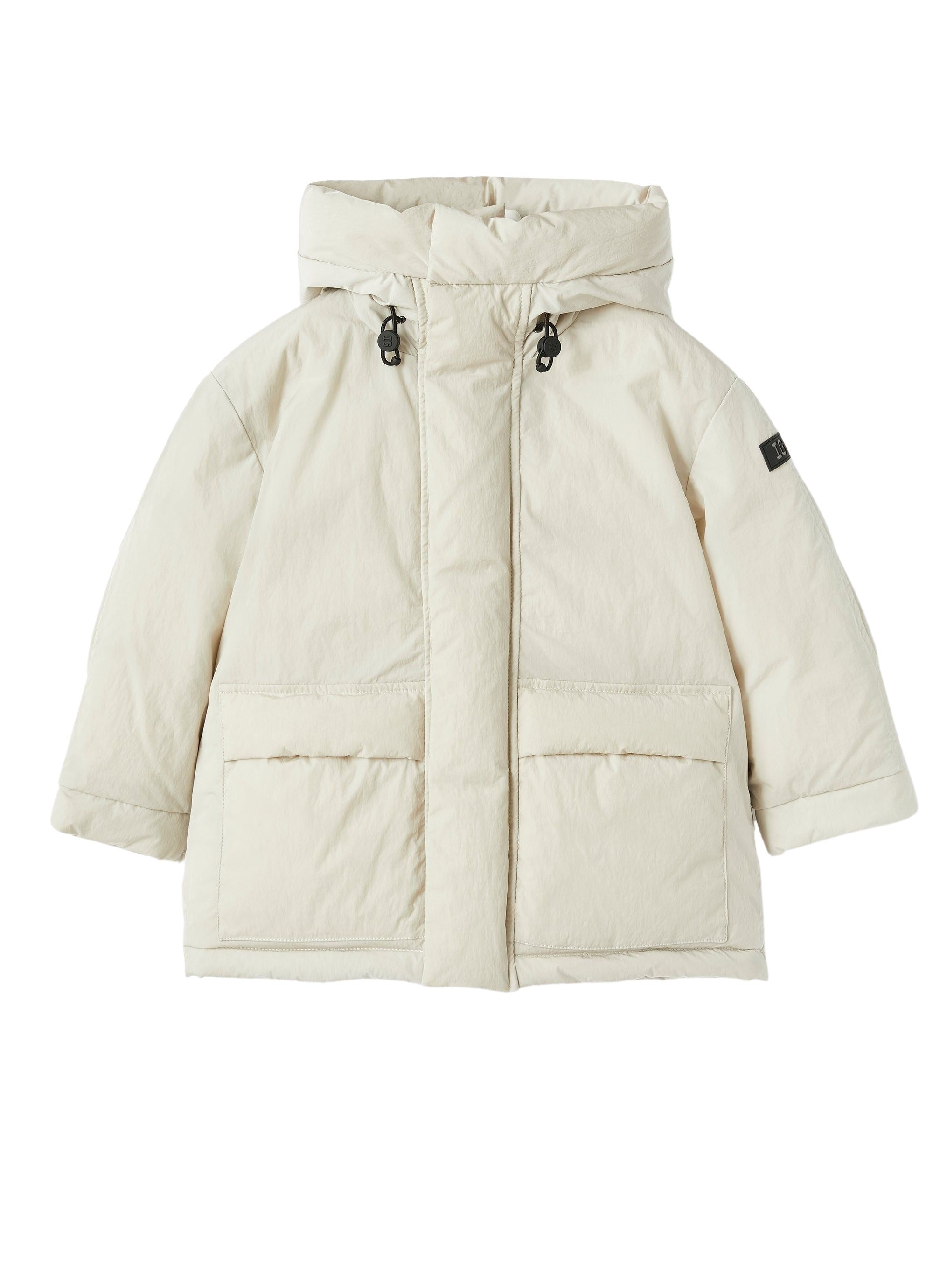Down parka with crinkled effect - Grigio Tofane