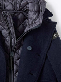 Peacoat jacket with waistcoat - Blue Scuro & Blue Scuro