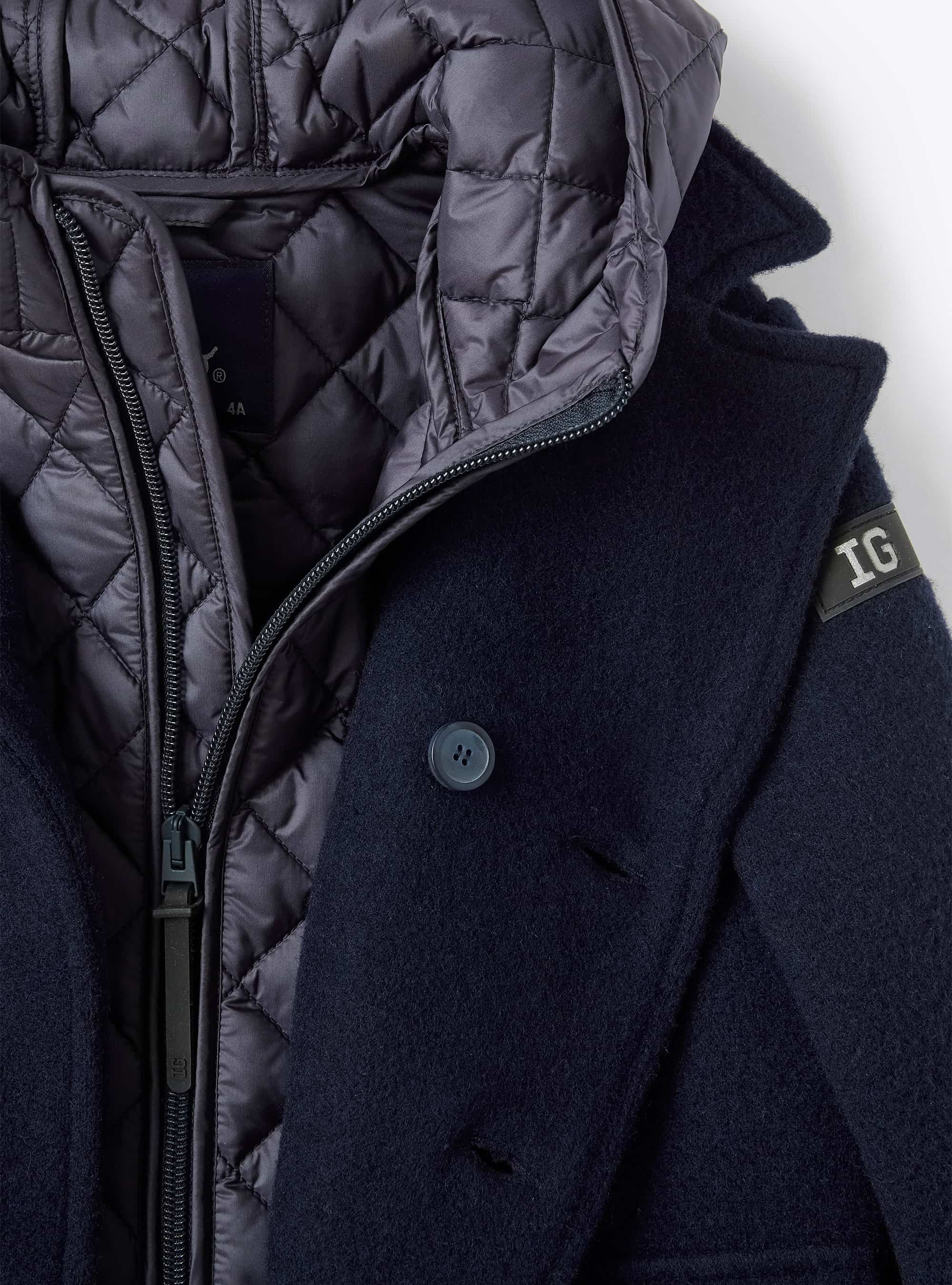 Peacoat jacket with waistcoat - Blue Scuro & Blue Scuro