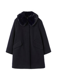 Long wool coat - Blue