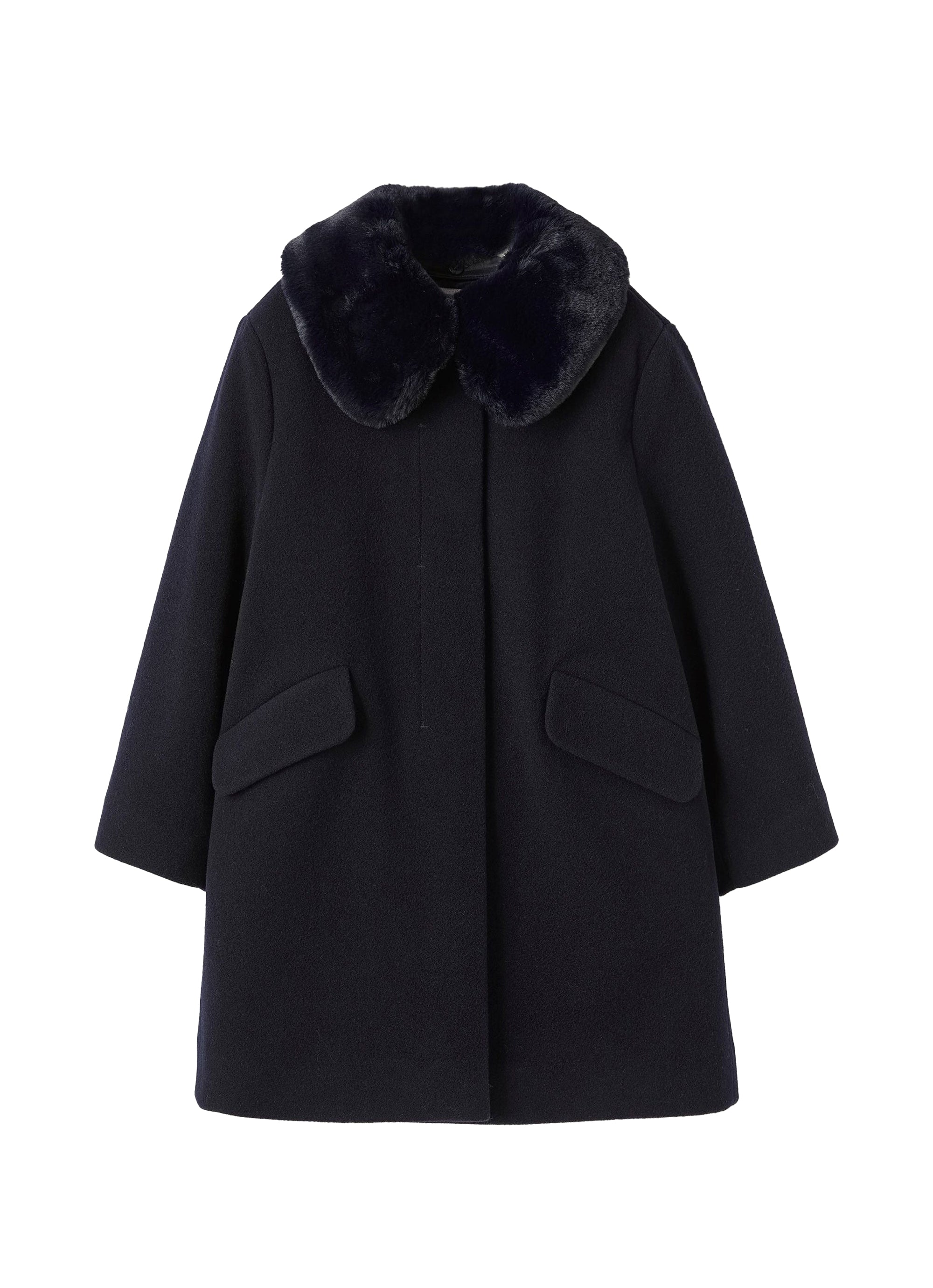 Long wool coat - Blue