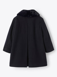 Long wool coat - Blue