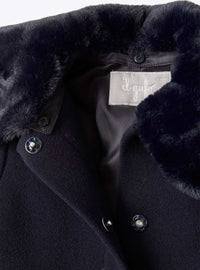 Long wool coat - Blue