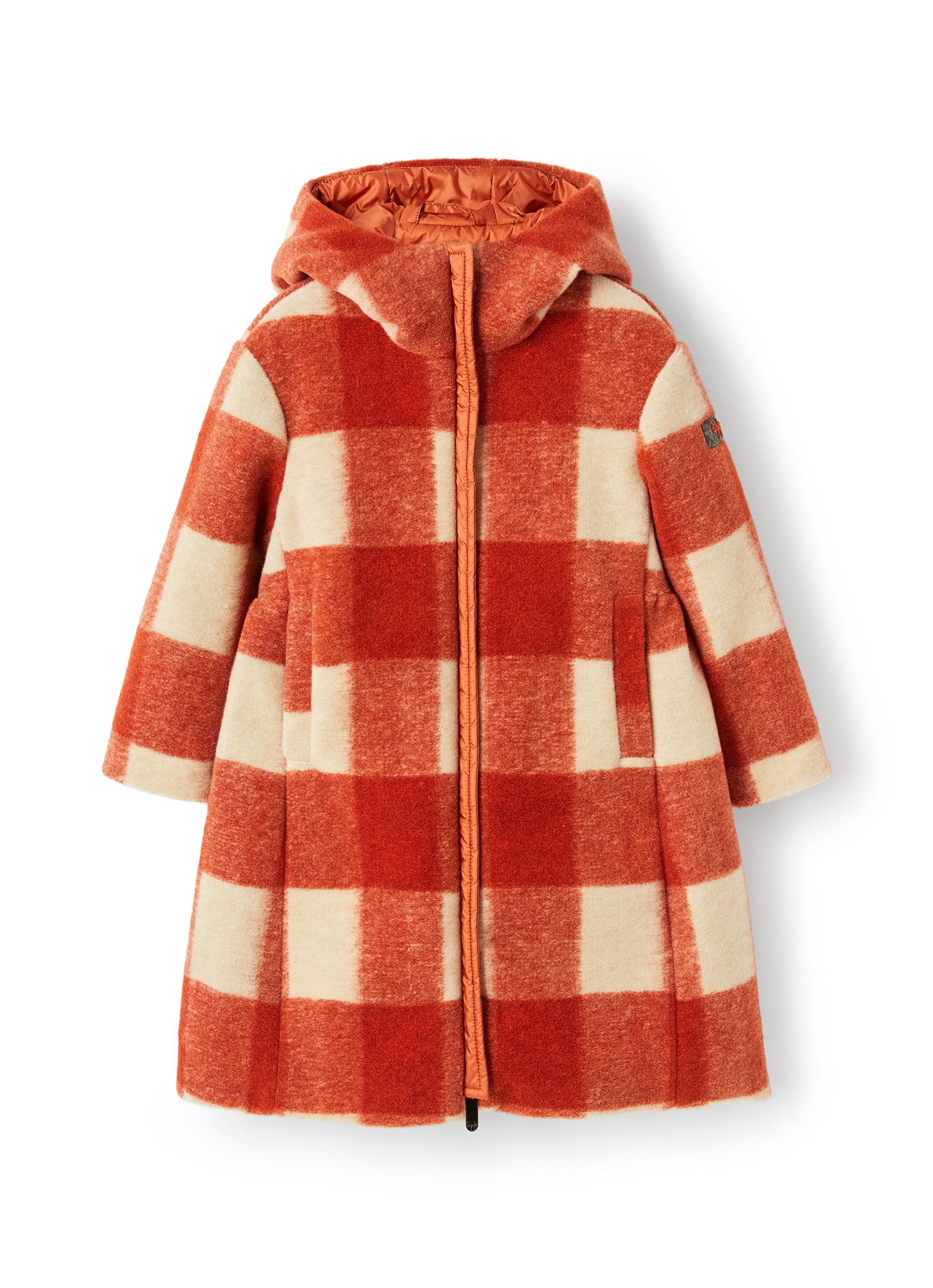 Melton checked coat - Rame
