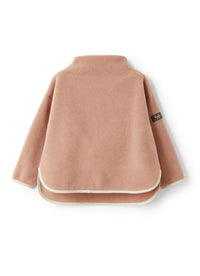 Fleece jumper with contrasting trim - Rosa & Sabbia