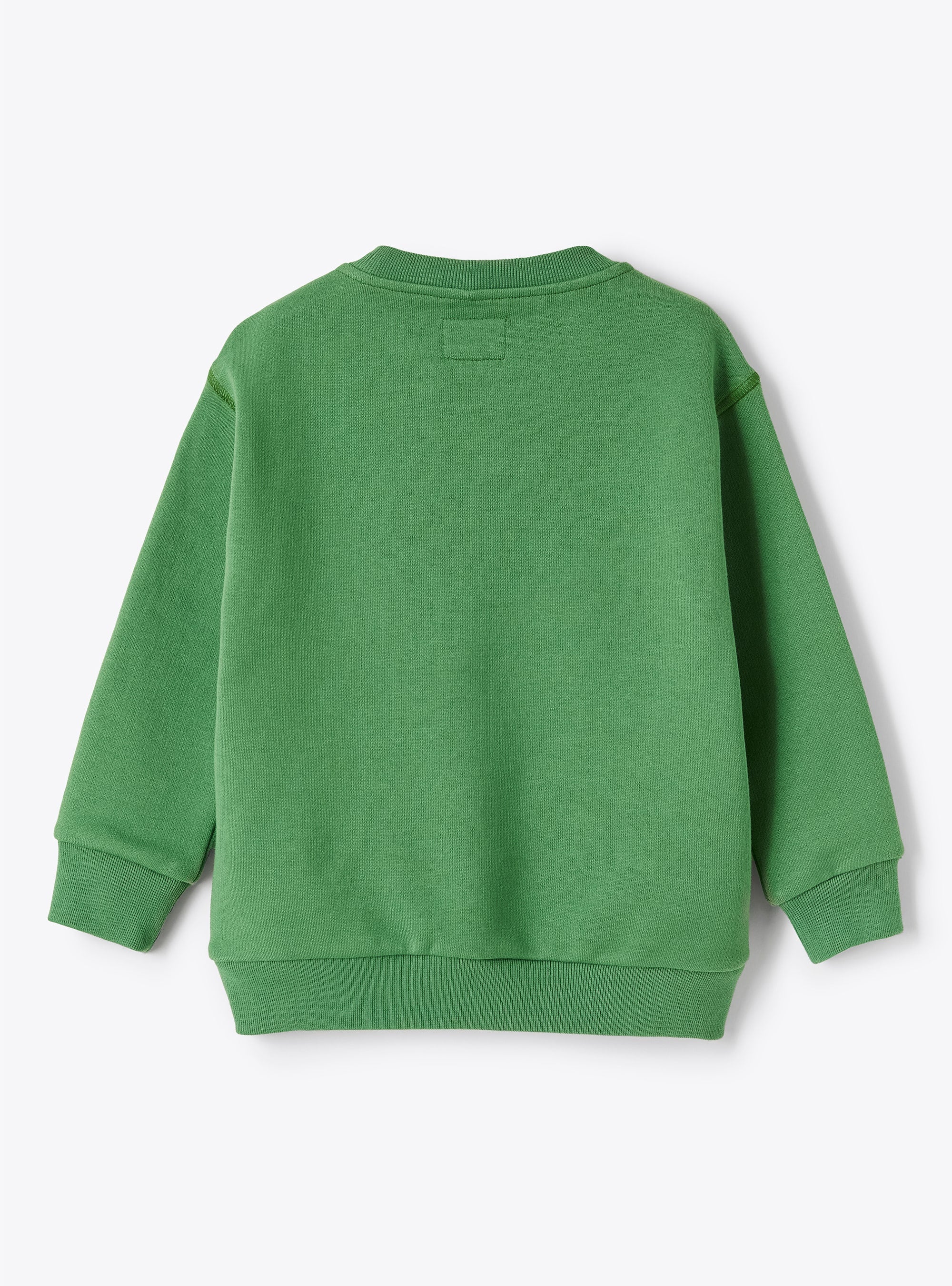 Printed sweatshirt - Verde Drago & Verde