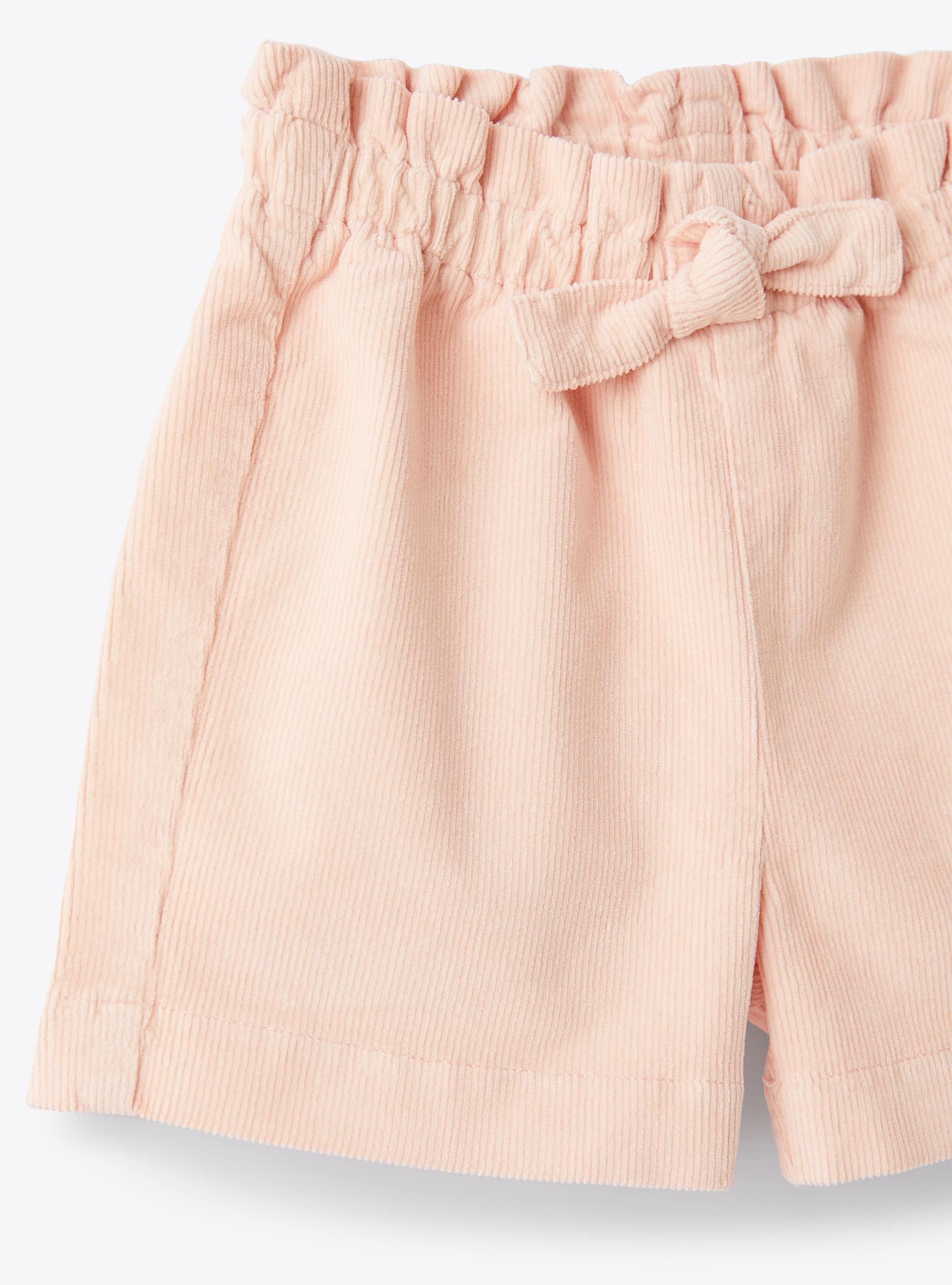 Velvet Bermuda shorts - Quartz Pink