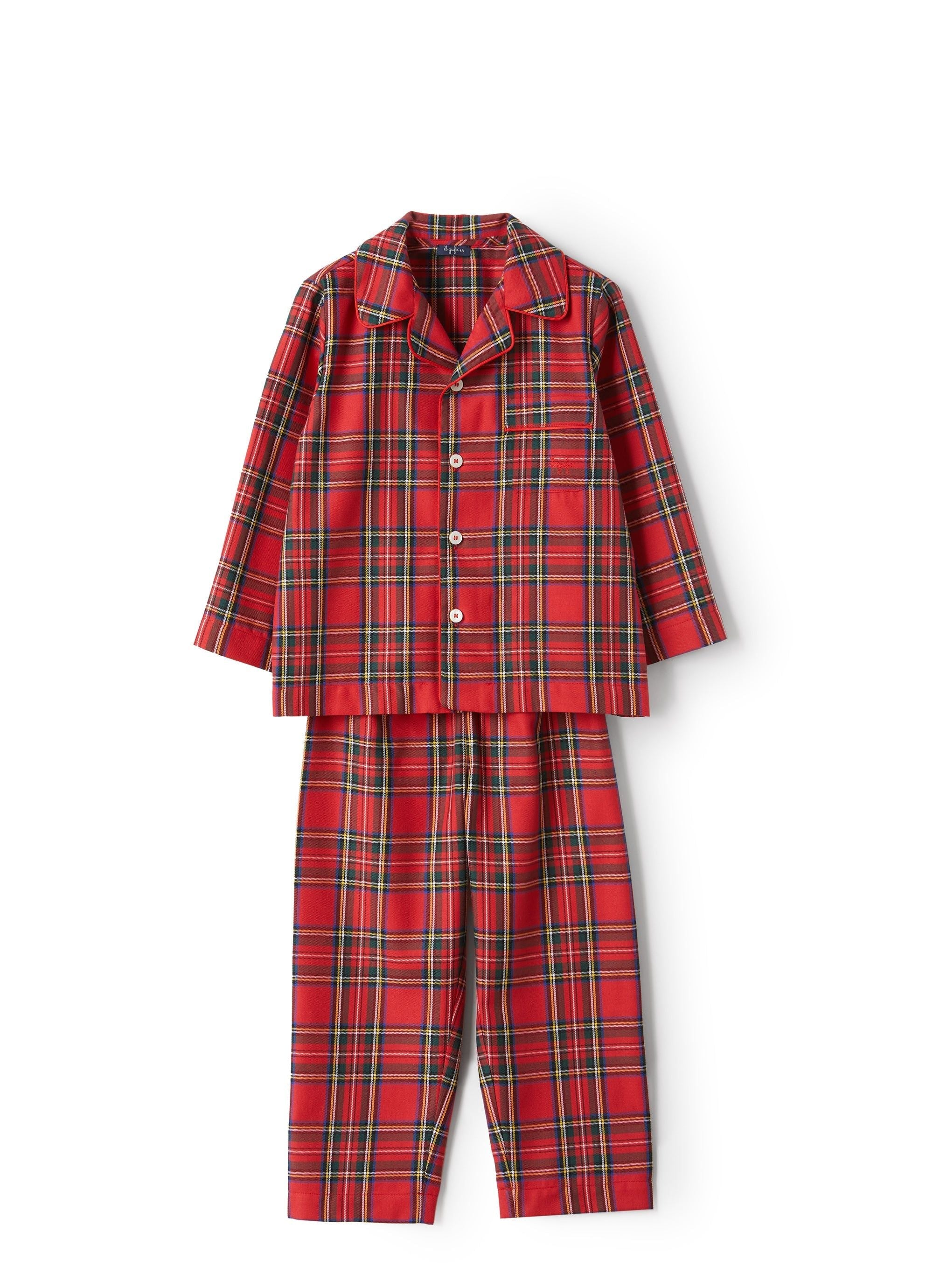 Plaid pyjamas - Berry Red
