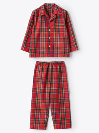 Plaid pyjamas - Berry Red