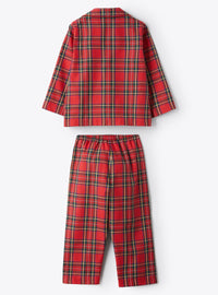 Plaid pyjamas - Berry Red
