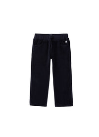 Loose-fitting ribbed trousers - Blue