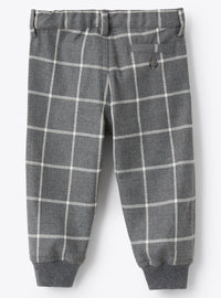 Checked trousers - Latte