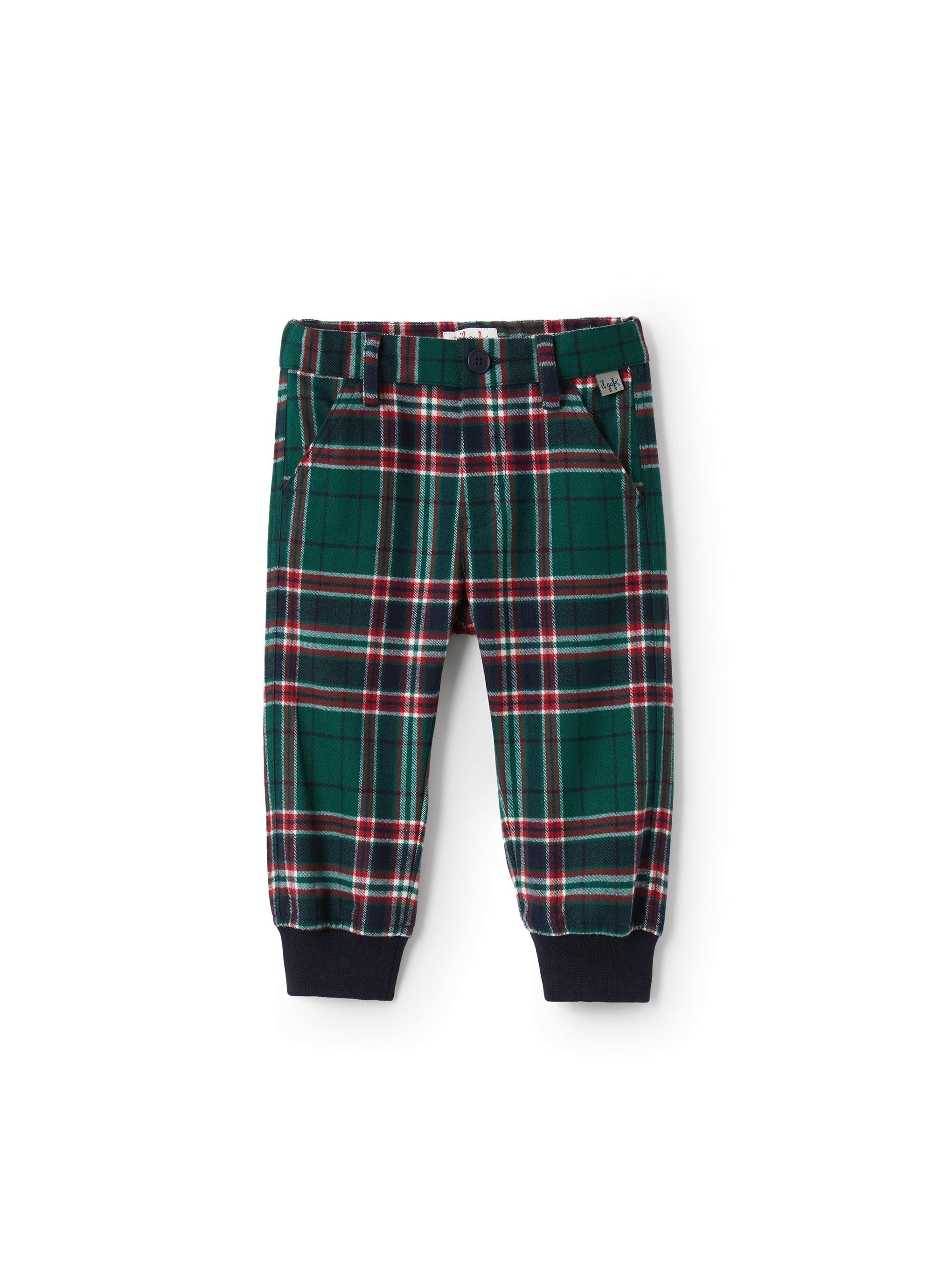 Tartan trousers - Pine Green