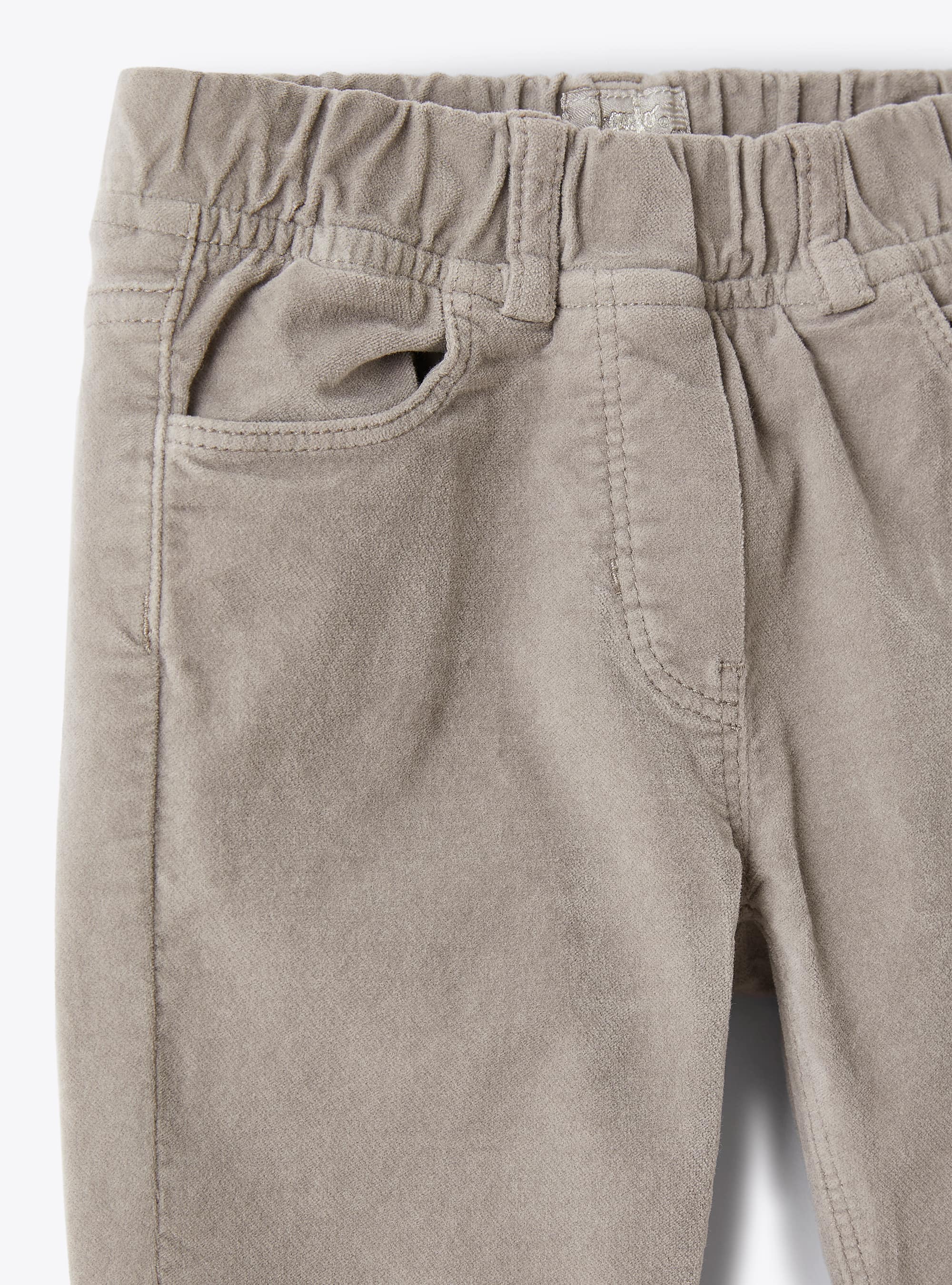 Slim-fit stretch trousers - Roccia