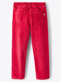 Slim-fit stretch trousers - Fuxia