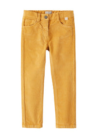5-pocket stretch ribbed trousers - Ambra