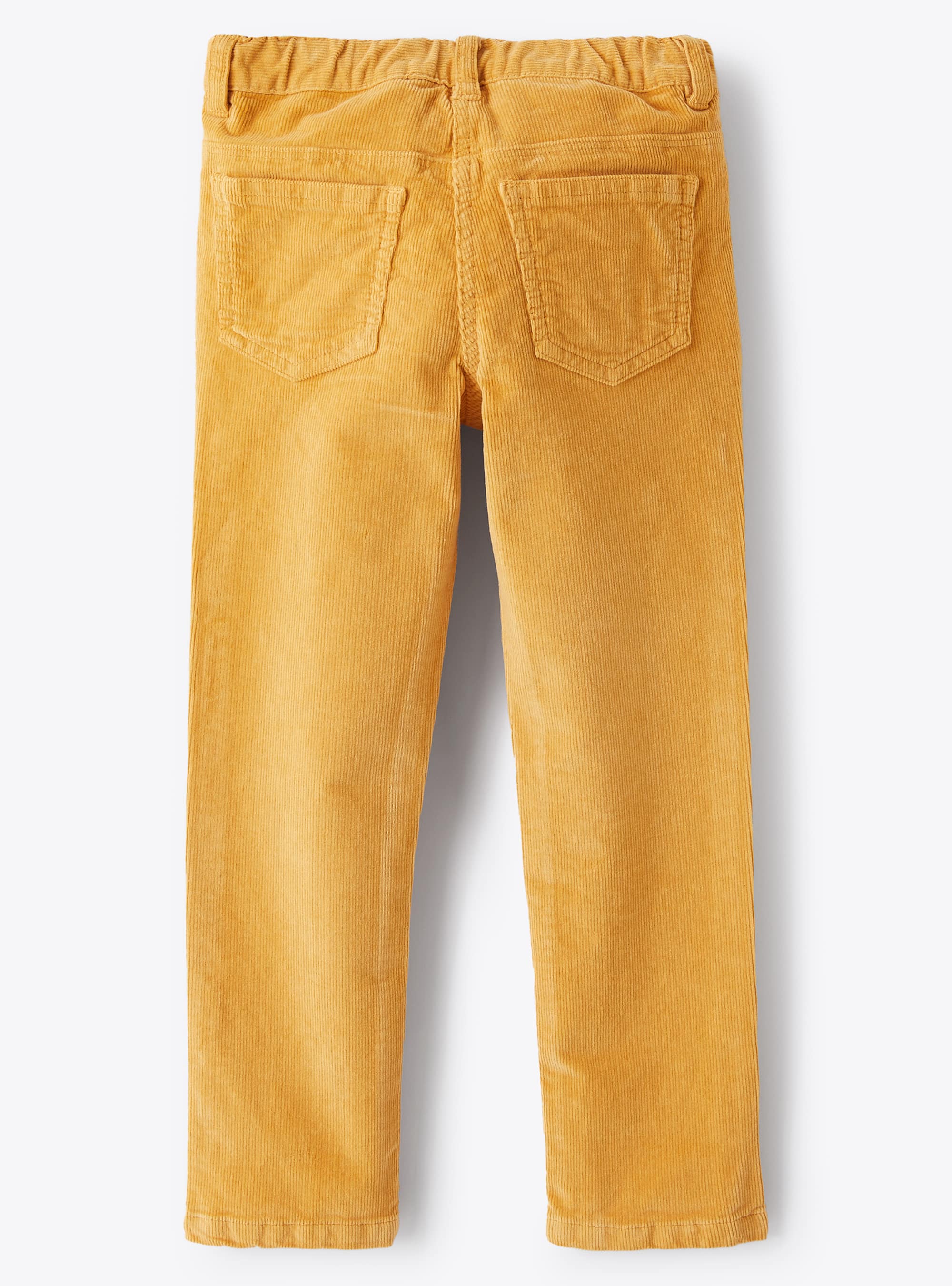 5-pocket stretch ribbed trousers - Ambra