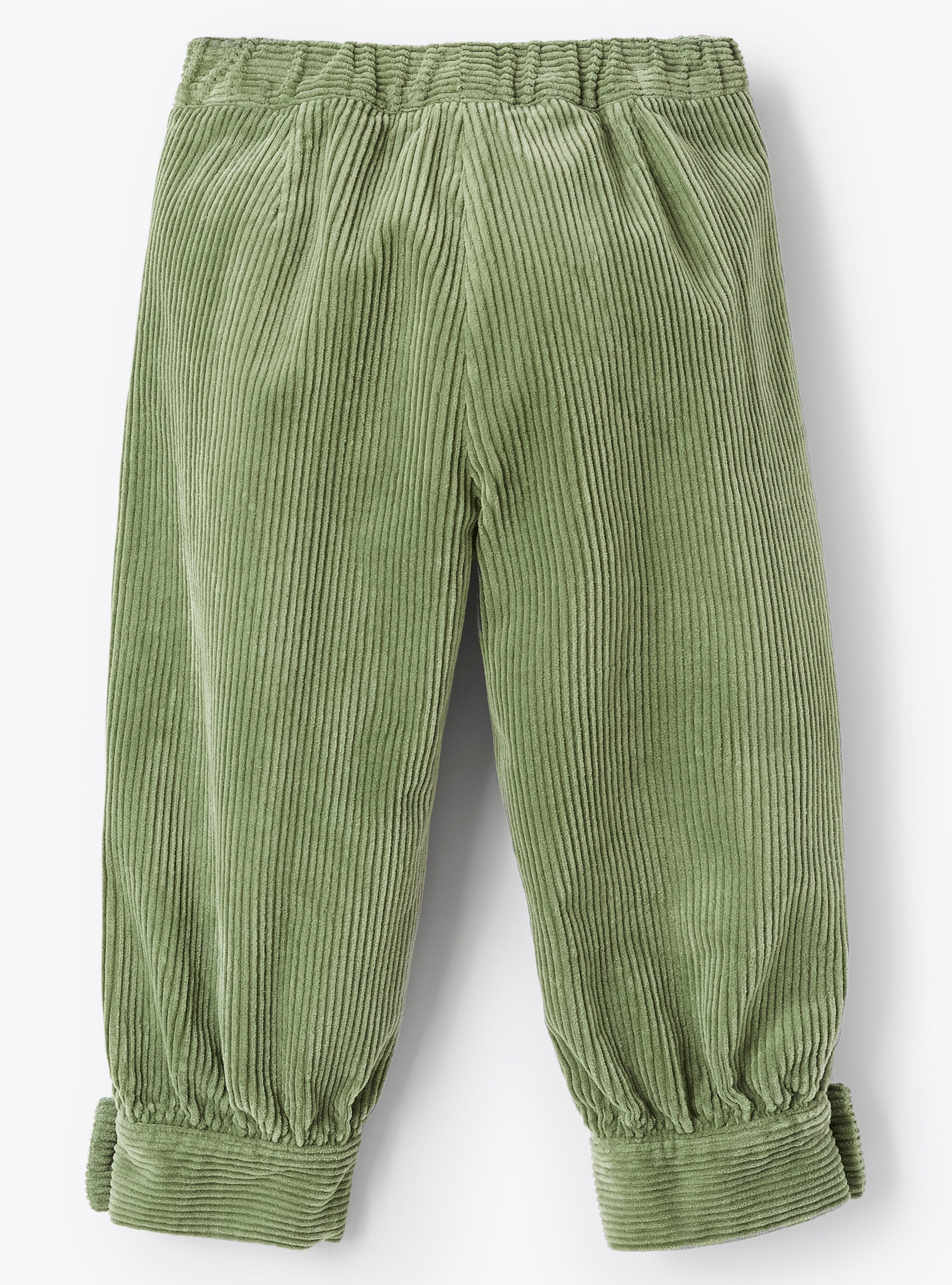 Trousers with darts - Verde Foglia