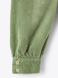 Trousers with darts - Verde Foglia