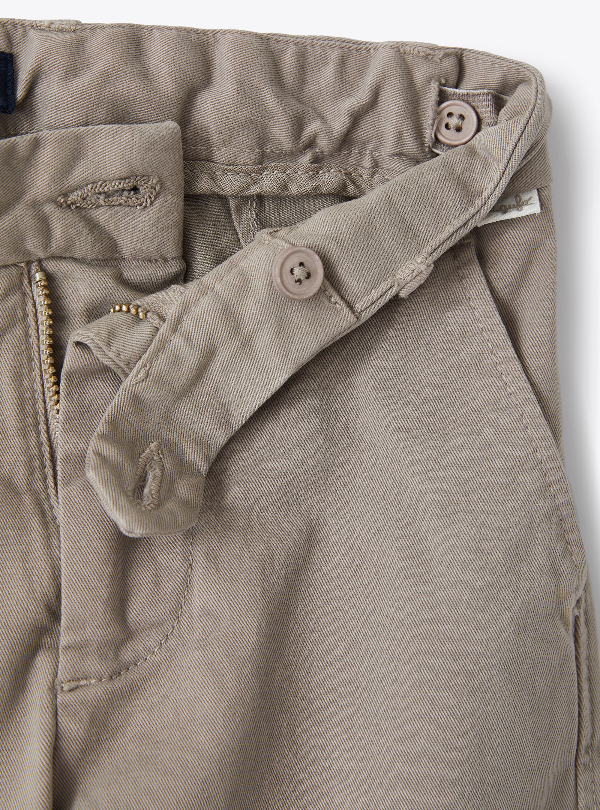 Slim stretch chino trousers - Roccia