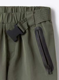 Belted regular trousers - Abete