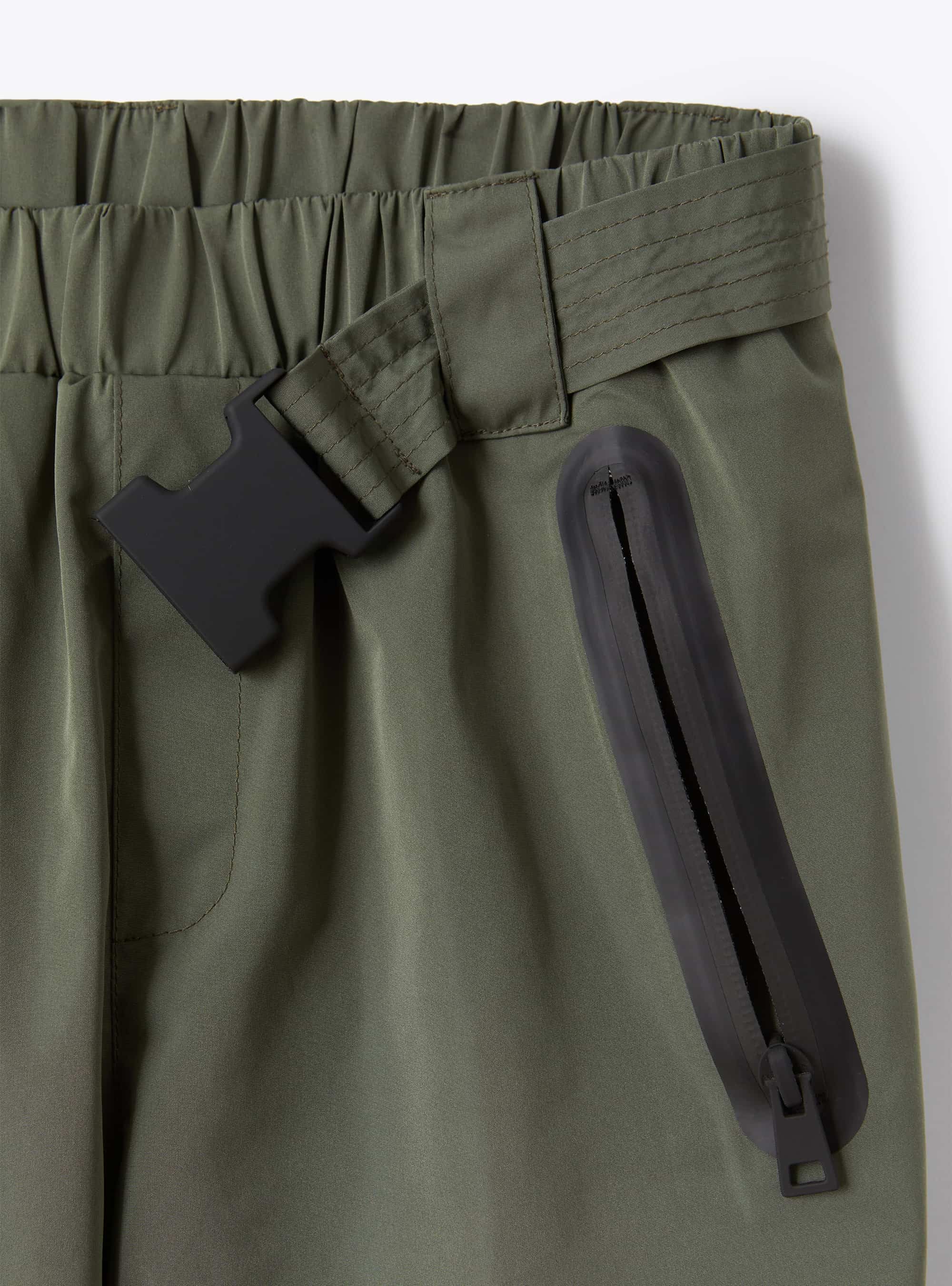 Belted regular trousers - Abete