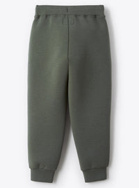 Elasticated waist jogging trousers - Fir Green & Black