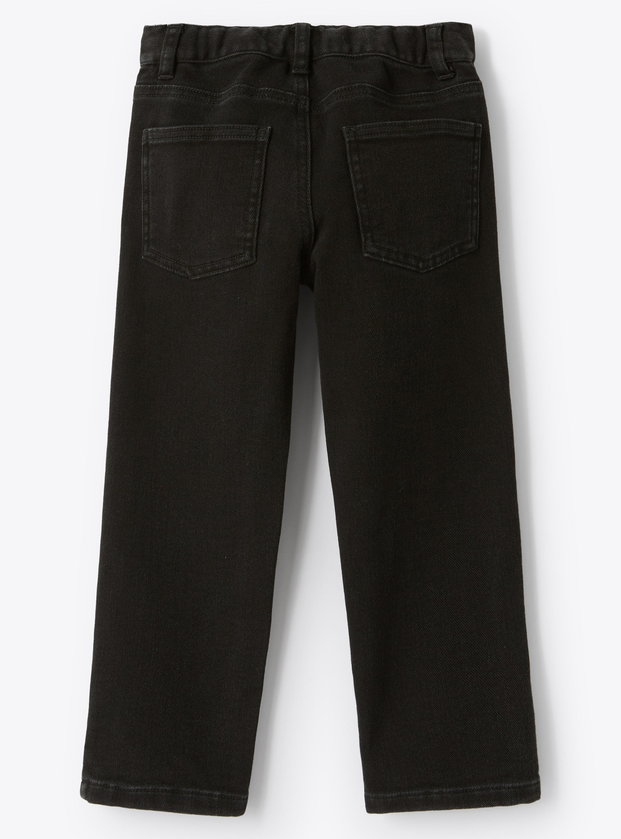 5-pocket stretch denim trousers - Nero