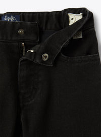 5-pocket stretch denim trousers - Nero